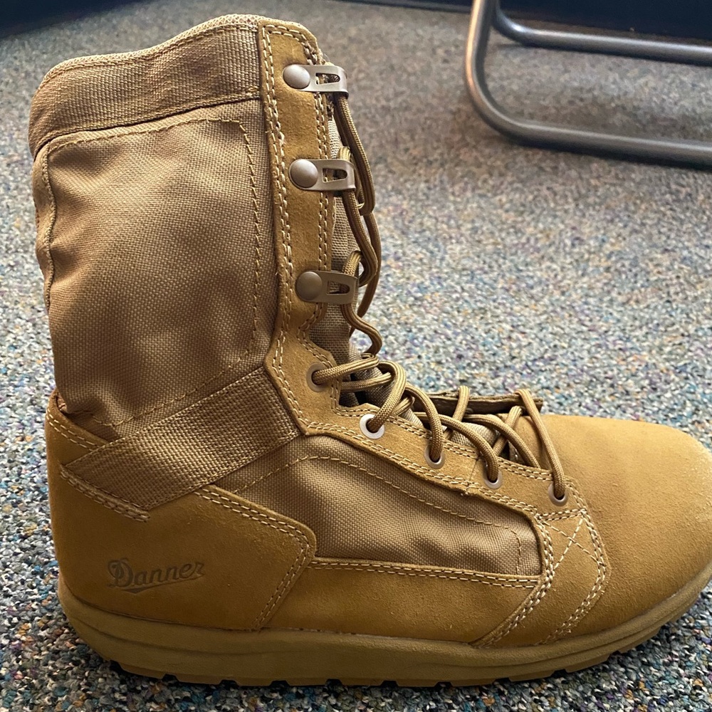 Danner coyote tan boots, size 8.5, worn only a handful of times. Retail $150
